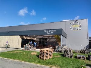 Vue sur la brasserie Sainte Colombe